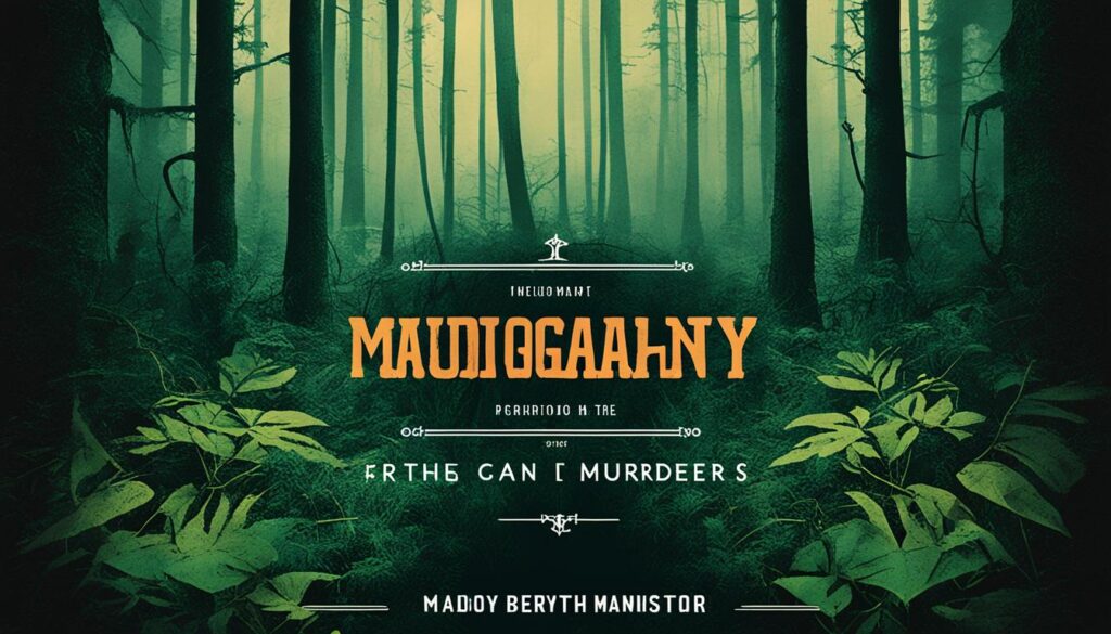 The Mahogany Murderers Audiobook Cover