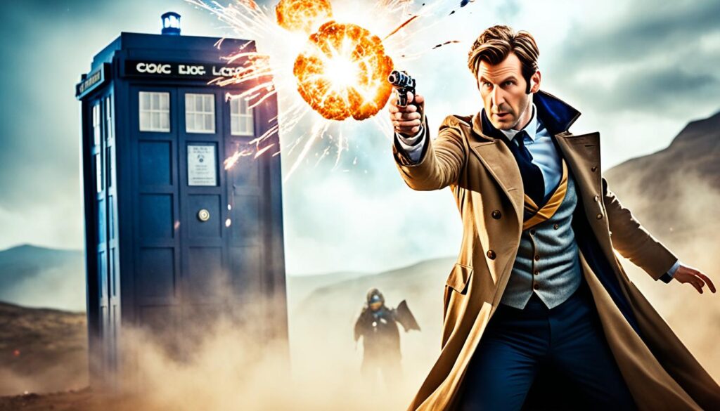 Time Lord in battle